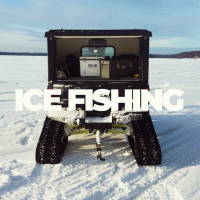 Embracing the Extreme: A Rugged UTV Ice Fishing Expedition on Lac Vieux Desert