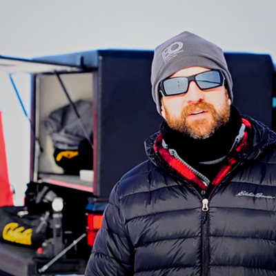 Veteran Outdoorsman, Ty Weinhold, Validates The Importance Of Being Efficient When Hauling Your Ice Fishing Gear