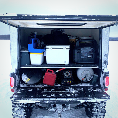 The Rugged UTV Topper: The Leading Option to Haul Your Ice Fishing Gear